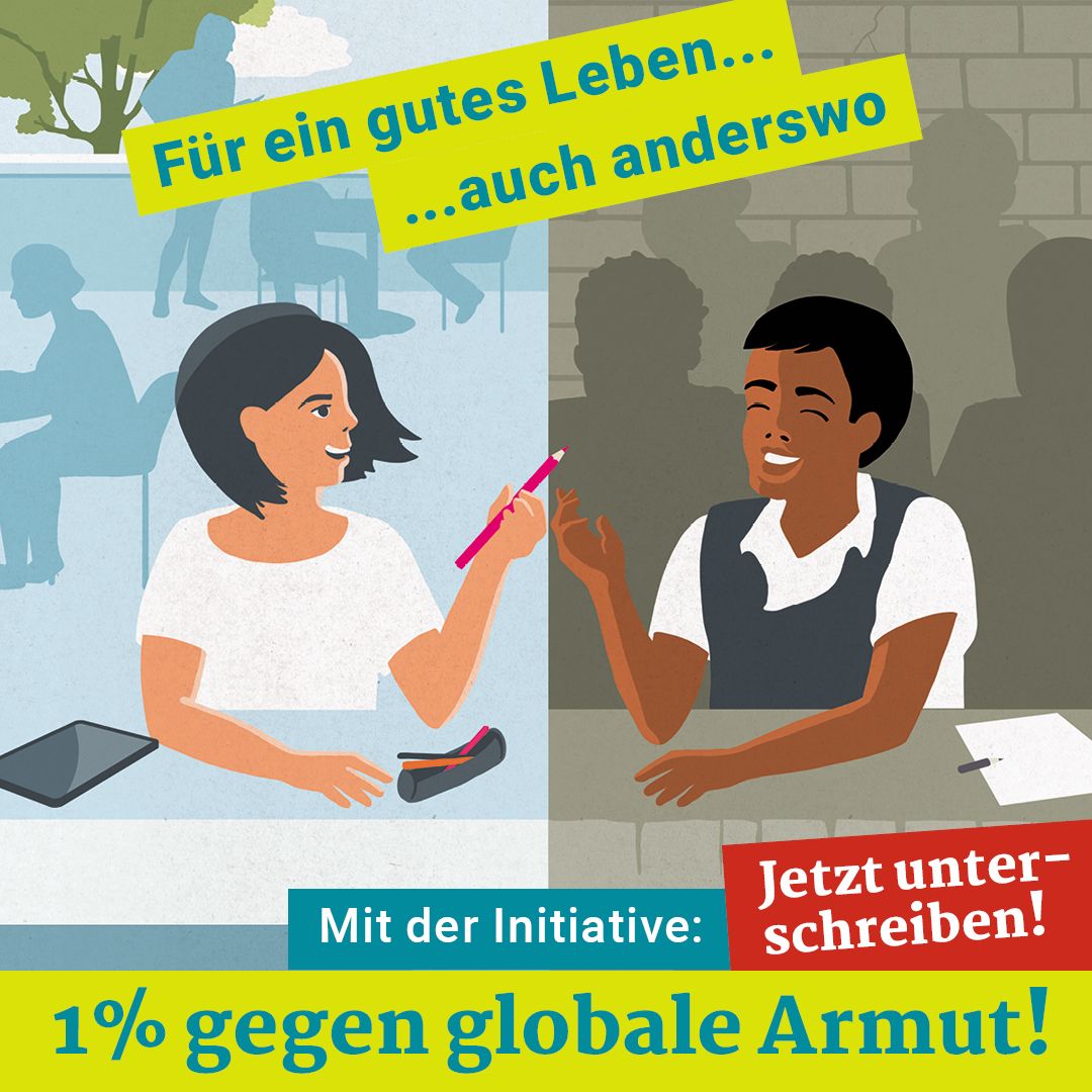 Wir unterstützen die kantonale 1%-Initiative 